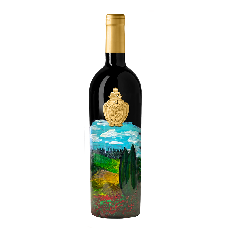 EDIZIONE LIMITATA TERRESTRE 2018 – PAESAGGIO TOSCANO - Bottiglia personalizzata (750 ml)